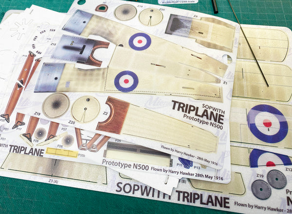 Microaces Sopwith Triplane 'N500' Flown by Harry Hawker
