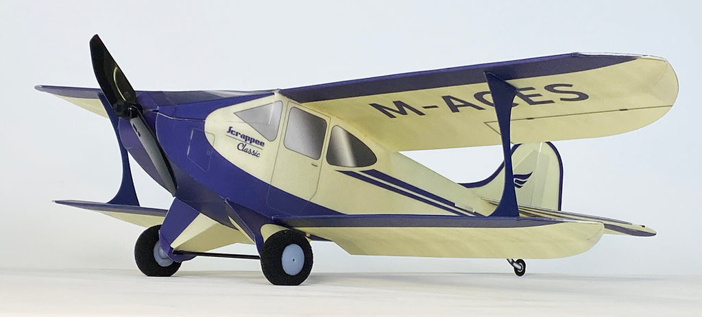 Micro Biplane Scrappee Biplane Classic Kit – Microaces